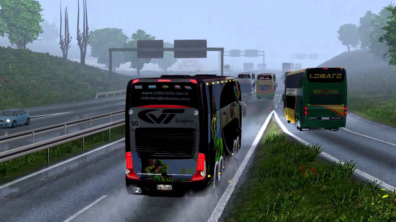 Euro truck bus game download